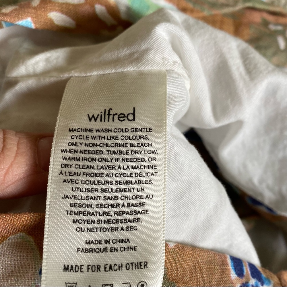 🔴 SOLD Wilfred Floral Linen Tube Top - Picture 4 of 5